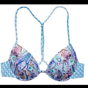 VS paisley foil gorgeous push-up tassel 32B
